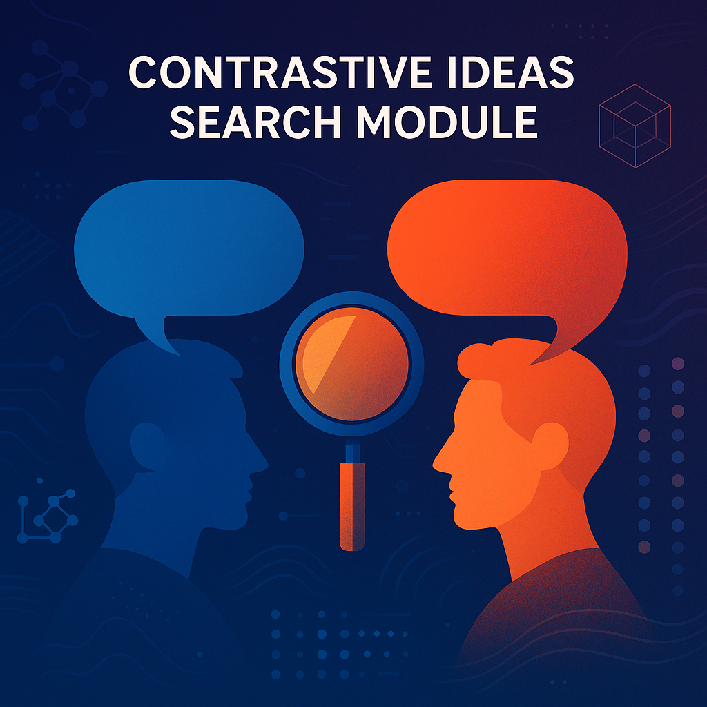 contrastive idea search module